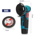 Portable lithium Electric Angle Grinder, Power Tool 500W