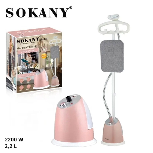 Sokany Adjustable Stand Garment Steamer sk-4007 2200W 2.2L