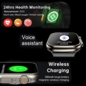 I8 Ultra Big Smart Watch 2.0" With Bluetooth Earphone Set & 2Pcs Straps