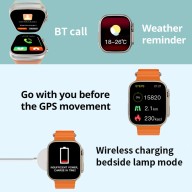 S8 Ultra Mix Smart Watch 2.08" Supported by HryFine App