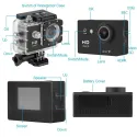 1080P Full HD Sports Action Camera Waterproof 