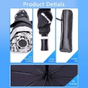 Car Sun Shade Foldable Umbrella 125*75cm