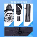 Car Sun Shade Foldable Umbrella 125*75cm