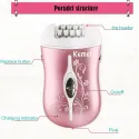 Kemei 3 in 1 Multifunctional Rechargeable Epilator KM6031