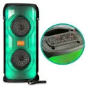 1500mAH Rechargeable Bluetooth Speaker Double 4" CH9219 