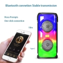 Wireless Bluetooth Rechargeable Speaker Double 4” 1500mAh, Hi-Fi CH9291 Wireless Bluetooth Rechargeable Speaker Double 4” 1500mAh, Hi-Fi CH9291