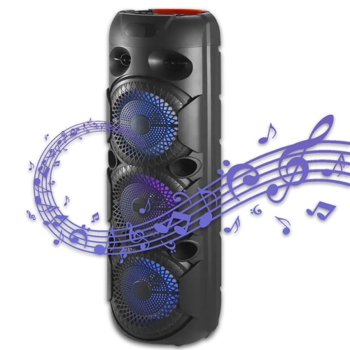 2400mAH Rechargeable Bluetooth 8"x3 Speaker RX-8302