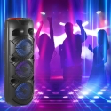 2400mAH Rechargeable Bluetooth 8"x3 Speaker RX-8302