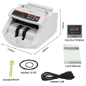 2108 Multi Currency Banknote Counter & Detector