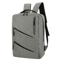 Curved Zipper Design Laptop Backpack Set 