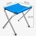 Outdoor Portable Folding Table With 4 Chairs 120*60cm H53.60.70 610D Double