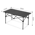 Outdoor Folding Table With 6 Chairs, Army Print 610D Double