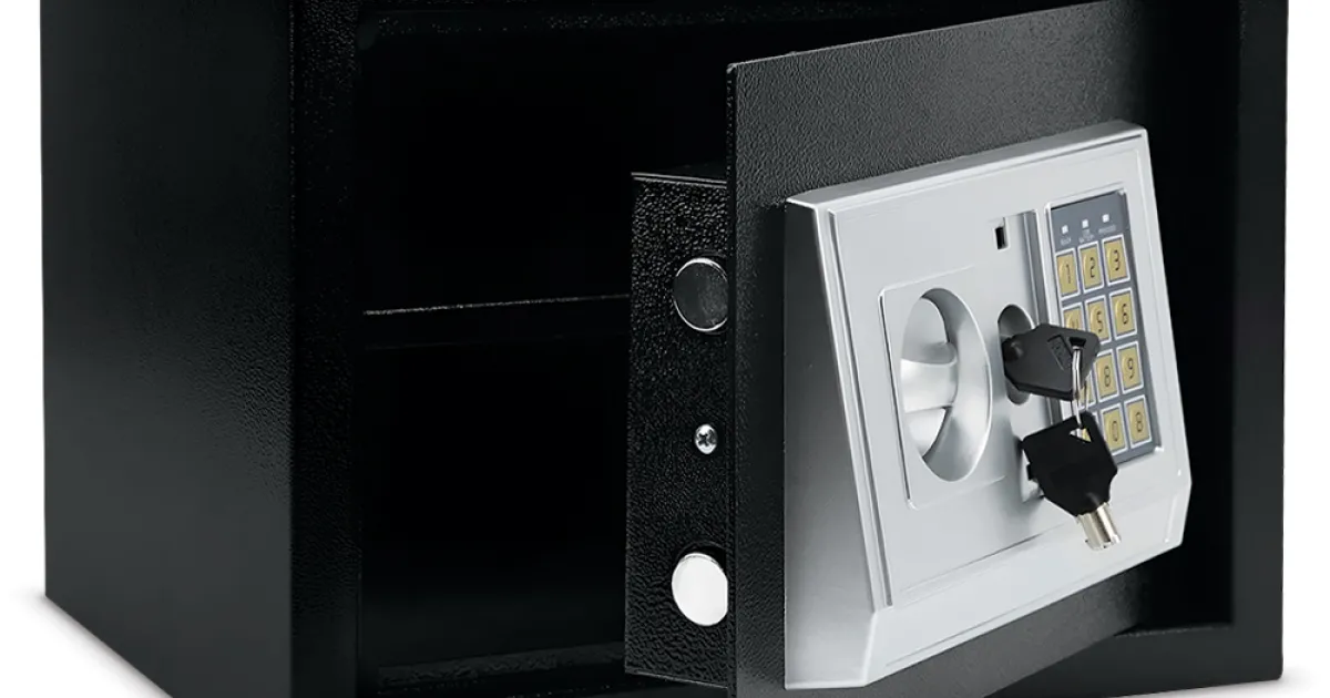 Digital Electronic Safes , Keypad and Key Lock Security Box T30*30*38CM ...