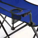 Foldable Outdoor Camping Chair With Armrest & Cup Holder 50*50*80cm 610D