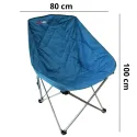 Foldable Outdoor Camping Chair Lazy Couch 100*80cm - F40cm 200Kg