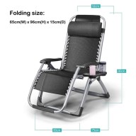 Adjustable Foldable Outdoor Camping Chair With Cup holder