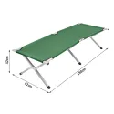 Foldable Outdoor Camping Bed 190(L)*63(W)*42(H)cm 