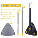 360° Rotatable Triangle Shape Cleaning Mop
