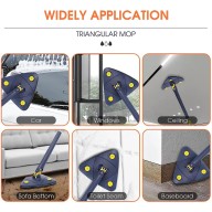 360° Rotatable Triangle Shape Cleaning Mop