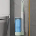 Flexible Wall-Mounted Toilet Bowl Brush 