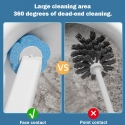Flexible Wall-Mounted Toilet Bowl Brush Flexible Wall-Mounted Toilet Bowl Brush