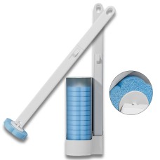 Flexible Wall-Mounted Toilet Bowl Brush 