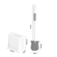 Long Handle Toilet Cleaning Brush With Soap Dispenser