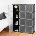 12 Cubes Combinations Wardrobe 157(L)*105(W)*35(H)cm 312-62-A
