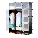 12 Cubes Combinations Wardrobe 157(L)*105(W)*35(H)cm 312-62-A