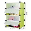 4 Layers Plastic Resin Shoe Rack 68(L)*35(W)*35(H) cm A1-4