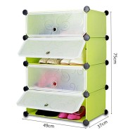 4 Layers Plastic Resin Shoe Rack 68(L)*35(W)*35(H) cm A1-4