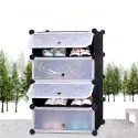 4 Layers Plastic Resin Shoe Rack A1-4