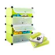 4 Layers Plastic Resin Shoe Rack 68(L)*35(W)*35(H) cm A1-4