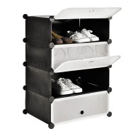 4 Layers Plastic Resin Shoe Rack 68(L)*35(W)*35(H) cm A1-4