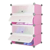 4 Layers Plastic Resin Shoe Rack 68(L)*35(W)*35(H) cm A1-4