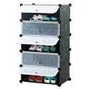 5 Layers Plastic Resin Shoe Rack A1-4