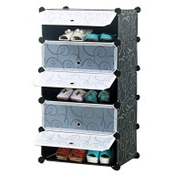 5 Layers Plastic Resin Shoe Rack 85(L)*35(W)*35(H) A1-5