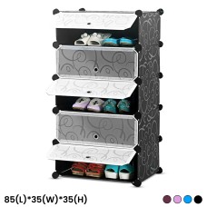 5 Layers Plastic Resin Shoe Rack 85(L)*35(W)*35(H) A1-5