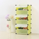 6 Layers Plastic Resin Shoe Rack 102(L)*35(W)*35(H) A1-6