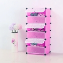 6 Layers Plastic Resin Shoe Rack 102(L)*35(W)*35(H) A1-6