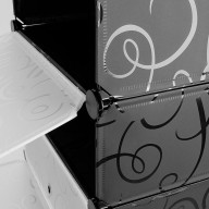 6 Layers Plastic Resin Shoe Rack 102(L)*35(W)*35(H) A1-6