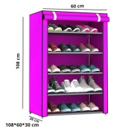 6 Layers Shoes Rack 108(L)*60(W)*30(H)cm 868-6