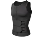 Men's Body Vest Shaper Waist Trainer with Zip