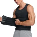 Men's Body Vest Shaper Waist Trainer with Zip