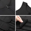 Men's Body Vest Shaper Waist Trainer with Zip