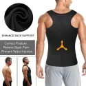 Men's Body Vest Shaper Waist Trainer with Zip