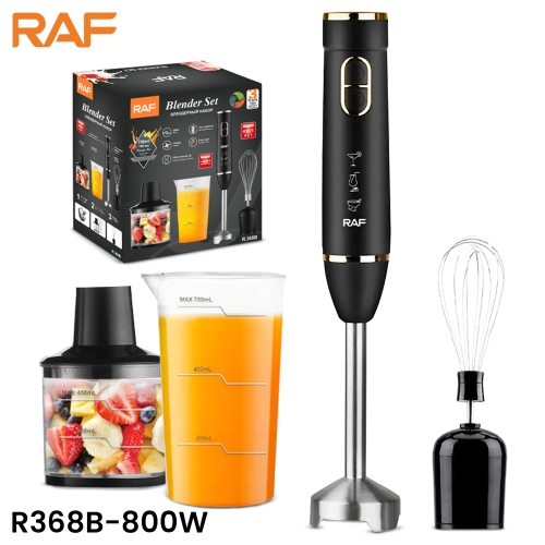 RAF R368B 4 in 1 Hand Blender &amp; Mixer Set 800W 
