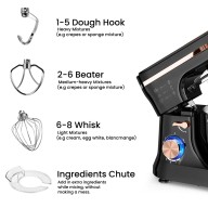 RAF R6673B Stand Mixer 12L 1800W 