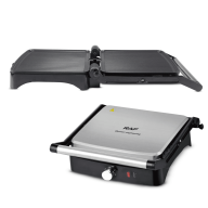 RAF R2682 Foldable & Non-Stick Grill Maker 2000W 30(L)X20(W) cm