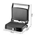 RAF R2682 Foldable & Non-Stick Grill Maker 2000W 30(L)X20(W) cm